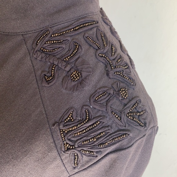 Anthropologie Love Sam Beaded Cargo Jacket - Picture 8 of 16